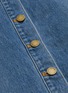 Detail View - Click To Enlarge - MONSE - Button shoulder denim dress