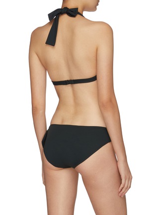 Back View - Click To Enlarge - ERES - 'Damier' knot strap halterneck triangle bikini top