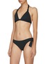 Figure View - Click To Enlarge - ERES - 'Damier' knot strap halterneck triangle bikini top