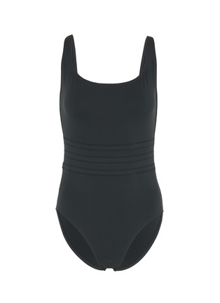 Main View - Click To Enlarge - ERES - 'Asia' pintucked waist one-piece swimsuit