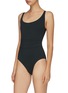 Figure View - Click To Enlarge - ERES - 'Asia' pintucked waist one-piece swimsuit