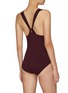 Back View - Click To Enlarge - ERES - 'Prime' knot strap one-piece swimsuit