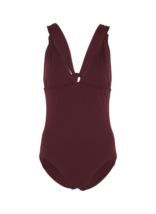Main View - Click To Enlarge - ERES - 'Prime' knot strap one-piece swimsuit