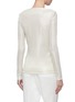 Back View - Click To Enlarge - ZAID AFFAS - Metallic boat neck top