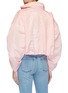 Back View - Click To Enlarge - MING MA - Ruched sleeve cropped jacket