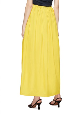 Back View - Click To Enlarge - MING MA - Ruched maxi skirt