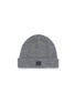 Main View - Click To Enlarge - ACNE STUDIOS - Face patch wool blend rib knit beanie