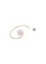 Detail View - Click To Enlarge - SOPHIE BILLE BRAHE - 'Grand Babylon' Akoya pearl 18k gold spiral single earring