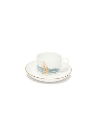 Main View - Click To Enlarge - ANDRÉ FU LIVING - Brush tea cup and saucer set