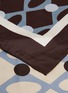 Detail View - Click To Enlarge - ANDRÉ FU LIVING - Vintage Modern shawl – Burgundy/Beige