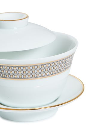 Detail View - Click To Enlarge - ANDRÉ FU LIVING - Vintage Modern Chinese tea cup set – Beige/Gold