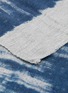 Detail View - Click To Enlarge - ANDRÉ FU LIVING - Grafite Plaid throw – Pale Blue on Grey