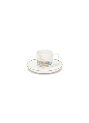 Main View - Click To Enlarge - ANDRÉ FU LIVING - Brush coffee cup and saucer set
