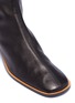 Detail View - Click To Enlarge - ACNE STUDIOS - Triangular heel leather ankle boots