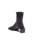  - ACNE STUDIOS - Triangular heel leather ankle boots
