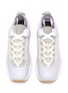 Detail View - Click To Enlarge - ACNE STUDIOS - Chunky outsole patchwork leather sneakers