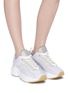 Figure View - Click To Enlarge - ACNE STUDIOS - Chunky outsole patchwork leather sneakers