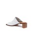  - ACNE STUDIOS - Triangular heel leather sandals