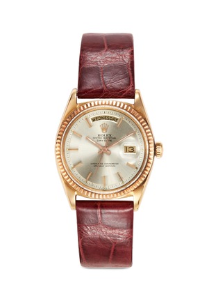 Main View - Click To Enlarge - LANE CRAWFORD VINTAGE COLLECTION - Rolex Day-Date Oyster Perpetual 18k rose gold 1803 watch