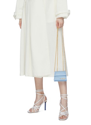 Front View - Click To Enlarge - JACQUEMUS - 'Le Piccolo' leather crossbody micro bag
