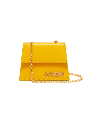 Main View - Click To Enlarge - JACQUEMUS - 'Le Piccolo' leather crossbody micro bag