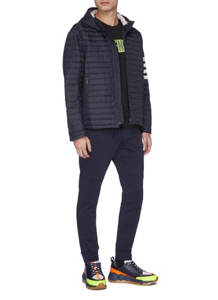 Figure View - Click To Enlarge - FENDI SPORT - 'Bag Bugs' cuff panelled jogging pants