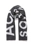 Main View - Click To Enlarge - ACNE STUDIOS - Logo jacquard wool blend scarf