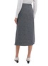 Back View - Click To Enlarge - EQUIPMENT - 'Climmie' ruffle drape dot print midi skirt