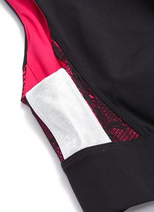 Detail View - Click To Enlarge - NO KA’OI - 'Moda Po' colourblock panel sports bra