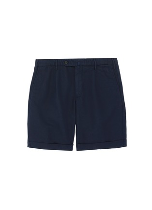 Main View - Click To Enlarge - INCOTEX - Chinolino® linen-cotton twill shorts