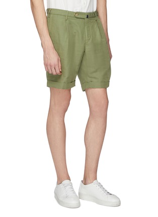Front View - Click To Enlarge - INCOTEX - Chinolino® twill shorts