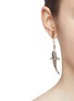 Figure View - Click To Enlarge - AMBUSH - 'Shark' drop safety pin single earring