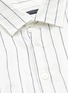  - TOMORROWLAND - Pinstripe linen half-placket shirt