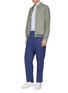 Figure View - Click To Enlarge - TOMORROWLAND - Tapered poplin jogging pants