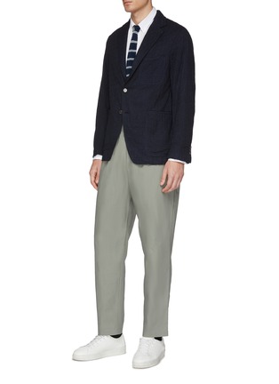 Figure View - Click To Enlarge - TOMORROWLAND - Perforated soft blazer