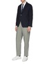 Figure View - Click To Enlarge - TOMORROWLAND - Perforated soft blazer