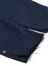  - FRAME - 'Le High Skinny' raw split cuff jeans