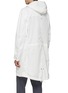 Back View - Click To Enlarge - COMME DES GARÇONS HOMME - Garment dyed oversized hooded twill parka