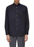 Main View - Click To Enlarge - COMME DES GARÇONS HOMME - Contrast inner sleeve polka dot embroidered shirt