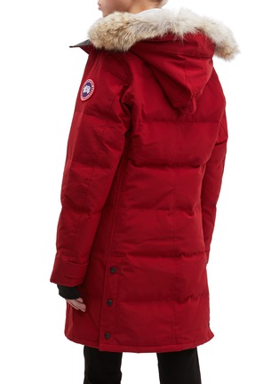 Back View - Click To Enlarge - CANADA GOOSE - 'Shelburne' coyote fur hooded down puffer parka