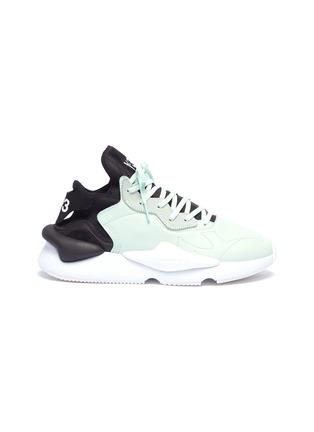 Main View - Click To Enlarge - Y-3 - 'Kaiwa' neoprene counter leather sneakers