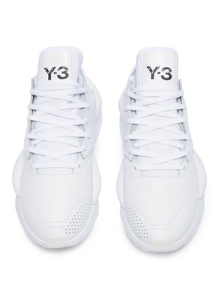 Detail View - Click To Enlarge - Y-3 - 'Kaiwa' neoprene counter leather sneakers