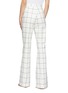 Back View - Click To Enlarge - REBECCA VALLANCE - 'Pierre' windowpane check flared pants