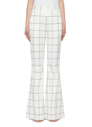 Main View - Click To Enlarge - REBECCA VALLANCE - 'Pierre' windowpane check flared pants