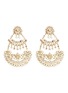 Main View - Click To Enlarge - AISHWARYA - Diamond gold alloy chandelier drop earrings