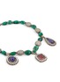 - AISHWARYA - Diamond gemstone charm necklace