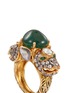 Detail View - Click To Enlarge - AISHWARYA - Diamond emerald gold alloy ring