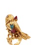 Detail View - Click To Enlarge - AISHWARYA - Glass gold alloy bird ring