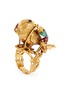 Main View - Click To Enlarge - AISHWARYA - Glass gold alloy bird ring