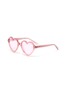 Main View - Click To Enlarge - SONS + DAUGHTERS - 'Lola' acetate heart frame kids sunglasses